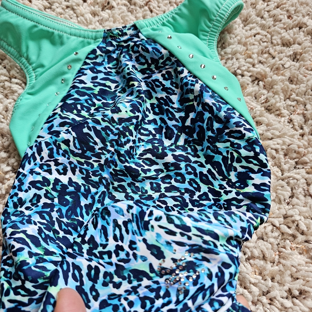 Jamwear Leos Leopard Print Leotard - Picture 3 of 4